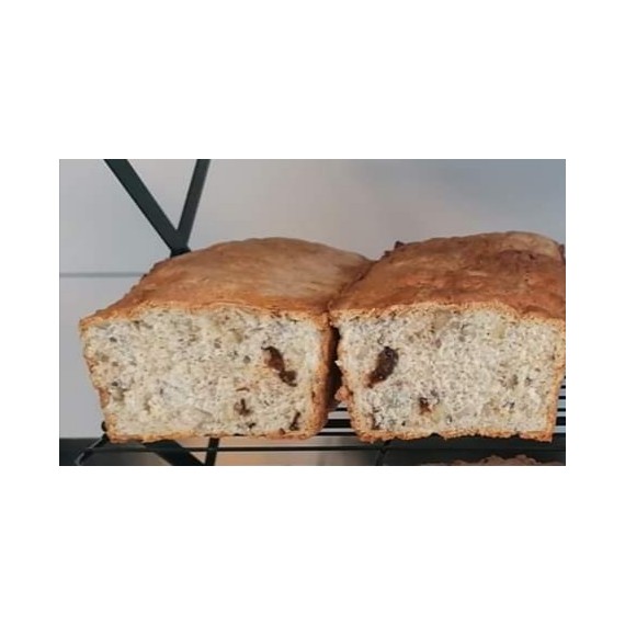 Glutenfritt flerkornsbrød med svisker